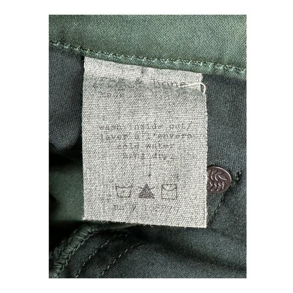 Rag & Bone Jeans Women 25 Legging Jegging Forest Green Ombre Skinny Cotton Modal - Picture 8 of 8